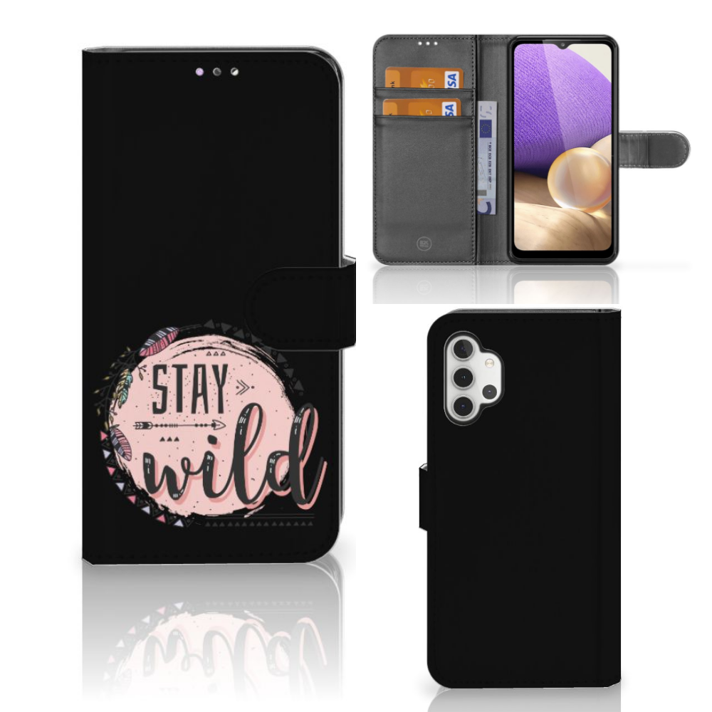 Samsung Galaxy A32 4G Leuk Hoesje Boho Stay Wild