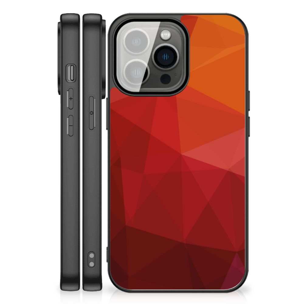 Backcover voor iPhone 13 Pro Max Polygon Red B2C Telecom