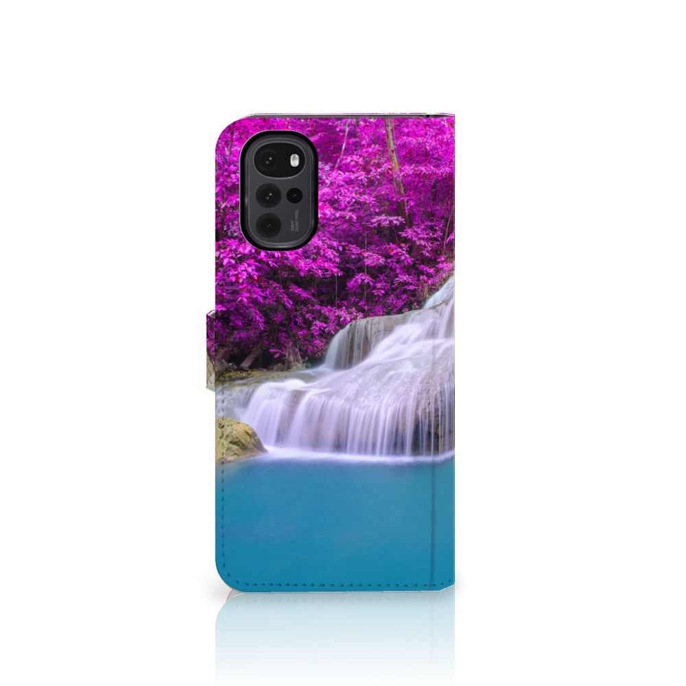 Motorola Moto G22 Flip Cover Waterval