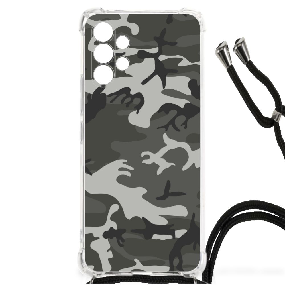 Samsung Galaxy A13 4G Doorzichtige Silicone Hoesje Army Light B2C Telecom