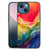 Kleurrijke Telefoonhoesje Apple iPhone 13 mini Watercolor Dark B2C Telecom