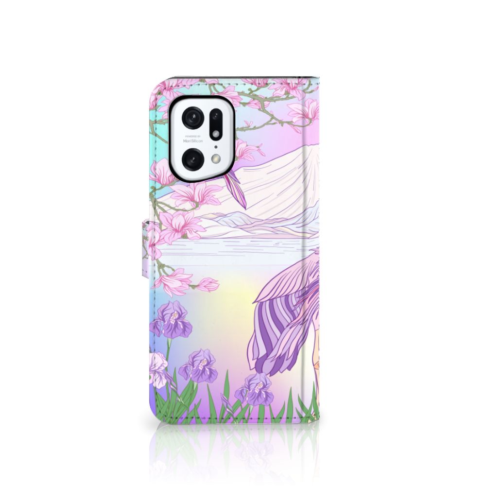 OPPO Find X5 Pro Telefoonhoesje met Pasjes Bird