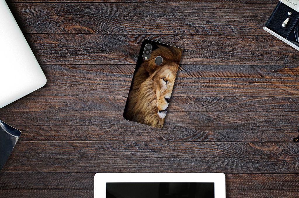 Samsung Galaxy M20 Hoesje maken Leeuw