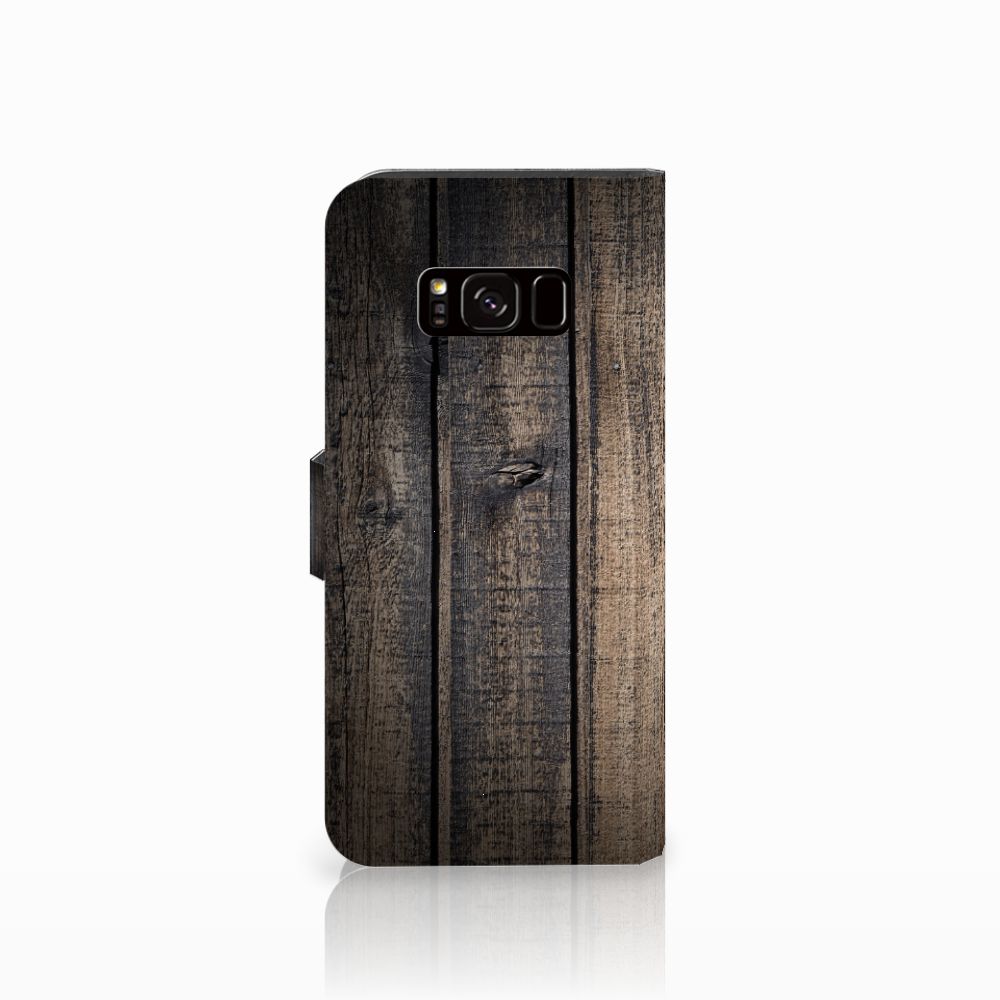 Samsung Galaxy S8 Book Style Case Steigerhout