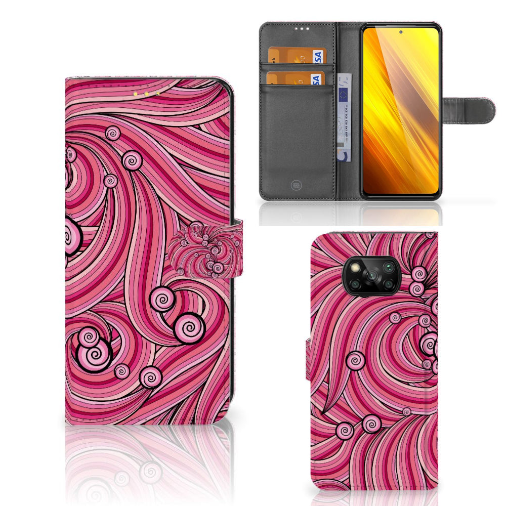 Xiaomi Poco X3 | Poco X3 Pro Hoesje Swirl Pink