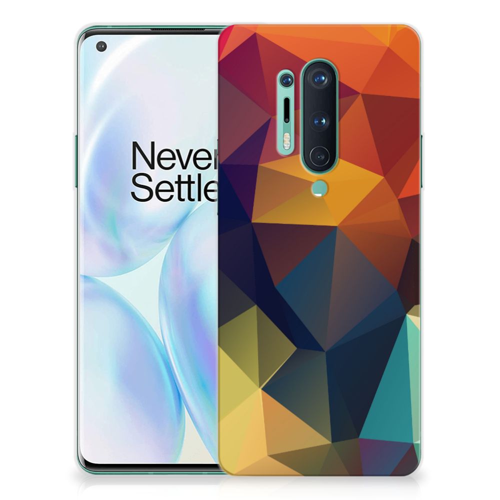 OnePlus 8 Pro TPU Hoesje Polygon Color