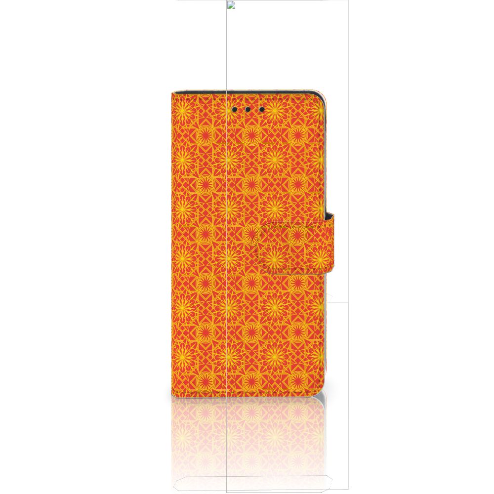 Huawei Ascend P8 Lite Telefoon Hoesje Batik Oranje