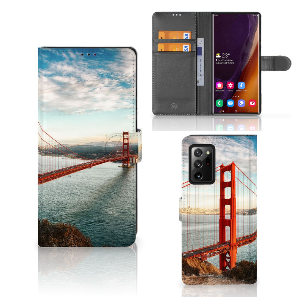 Samsung Galaxy Note20 Ultra Flip Cover Golden Gate Bridge