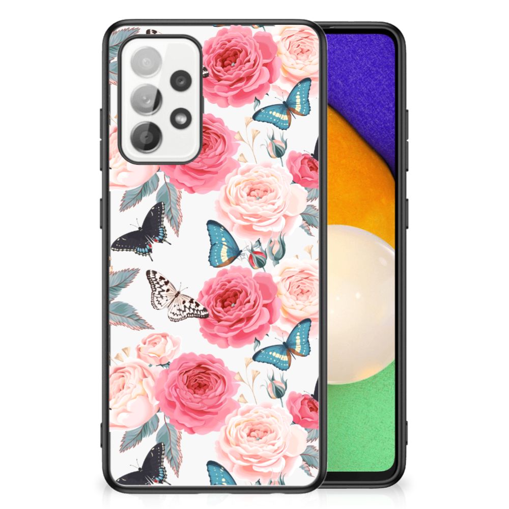 Samsung Galaxy A52 | A52s (5G/4G) Bloemen Hoesje Butterfly Roses