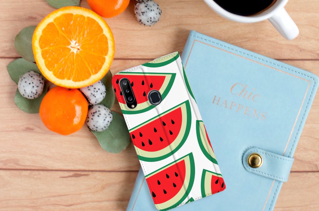 Samsung Galaxy A20s Flip Style Cover Watermelons - B2C Telecom