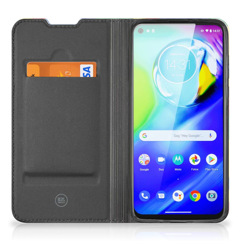 Motorola Moto G8 Power Hoesje met Magneet Blokken