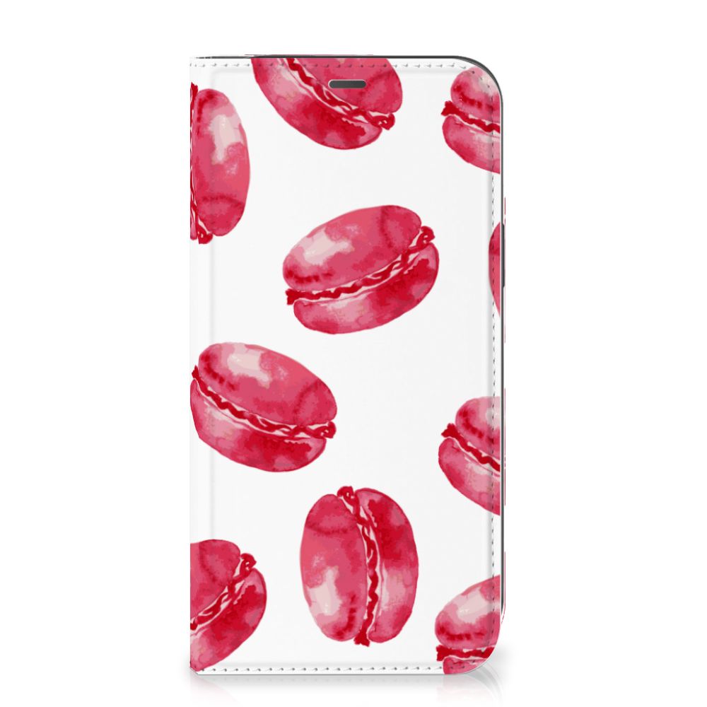 iPhone 12 Pro Max Flip Style Cover Pink Macarons - B2C Telecom
