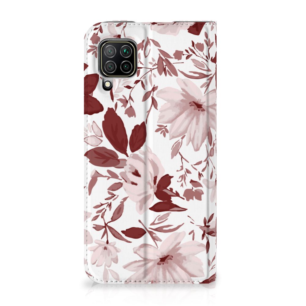 Bookcase Huawei P40 Lite Watercolor Flowers - B2C Telecom