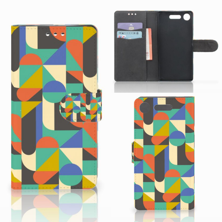 Sony Xperia XZ1 Telefoon Hoesje Funky Retro