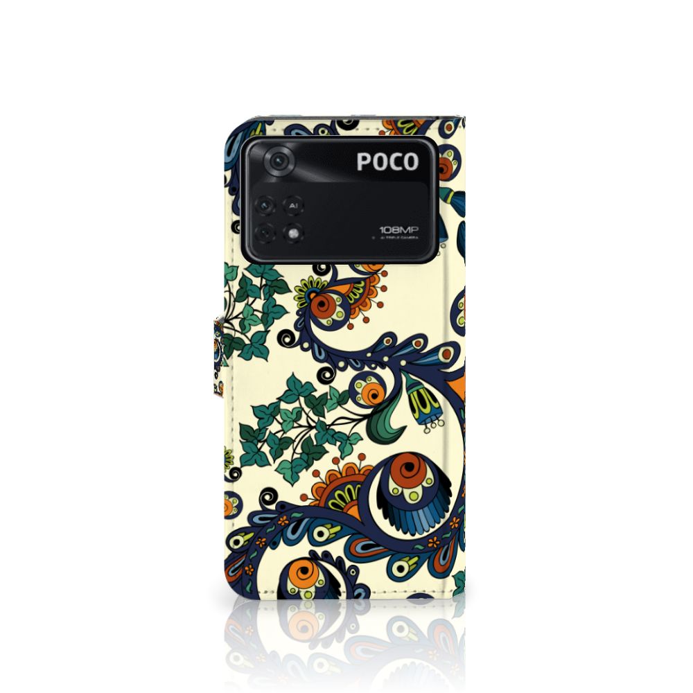 Wallet Case Xiaomi Poco X4 Pro 5G Barok Flower