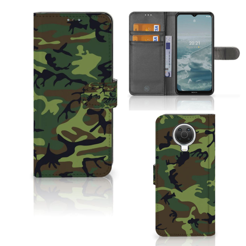 Nokia G10 | G20 Telefoon Hoesje Army Dark