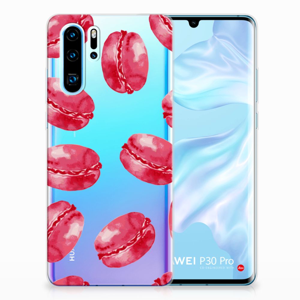 Huawei P30 Pro Siliconen Case Pink Macarons