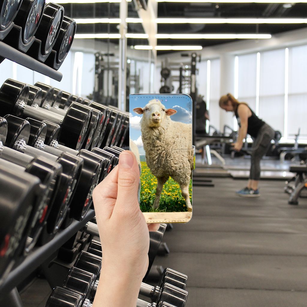 Samsung Galaxy S20 Telefoonhoesje met Pasjes Schaap en Lammetje
