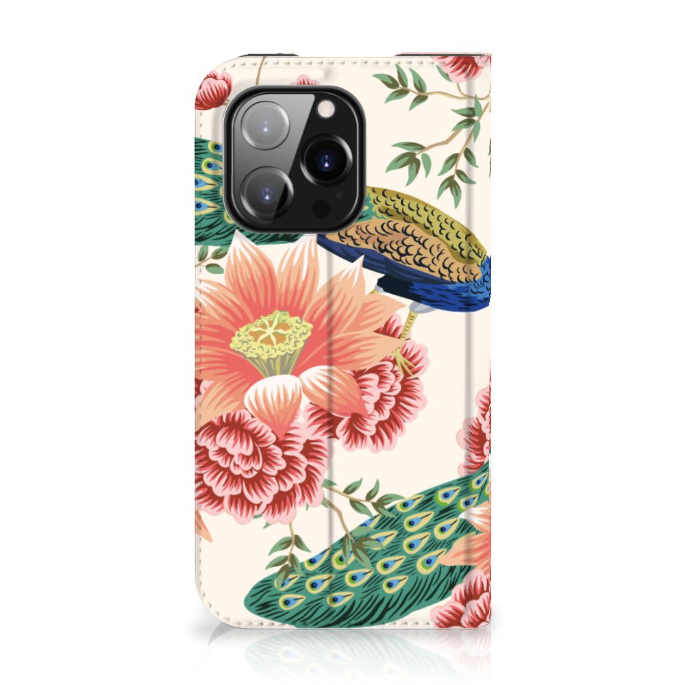 Hoesje maken voor iPhone 14 Pro Pink Peacock - B2C Telecom