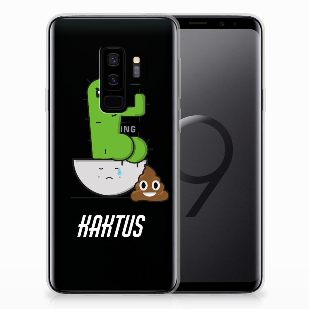 Samsung Galaxy S9 Plus Telefoonhoesje met Naam Cactus Poo