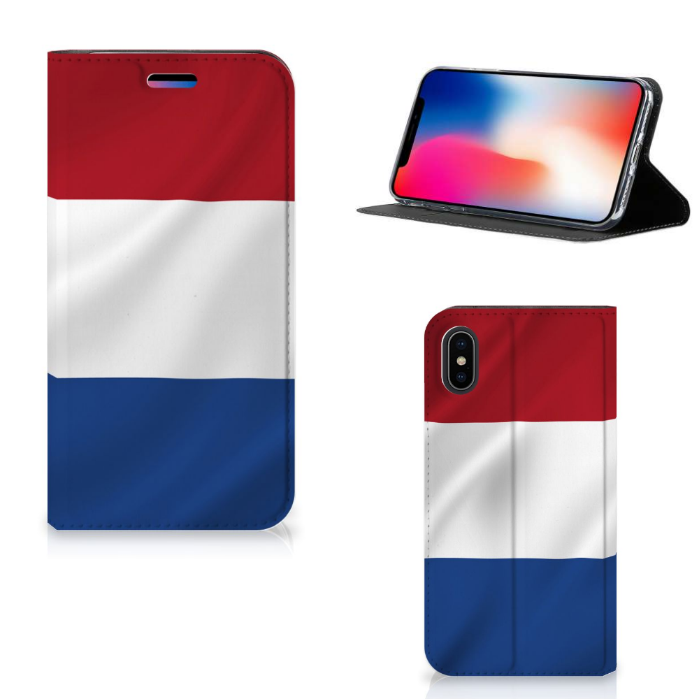 Apple iPhone X | Xs Standcase Nederlandse Vlag - B2C Telecom