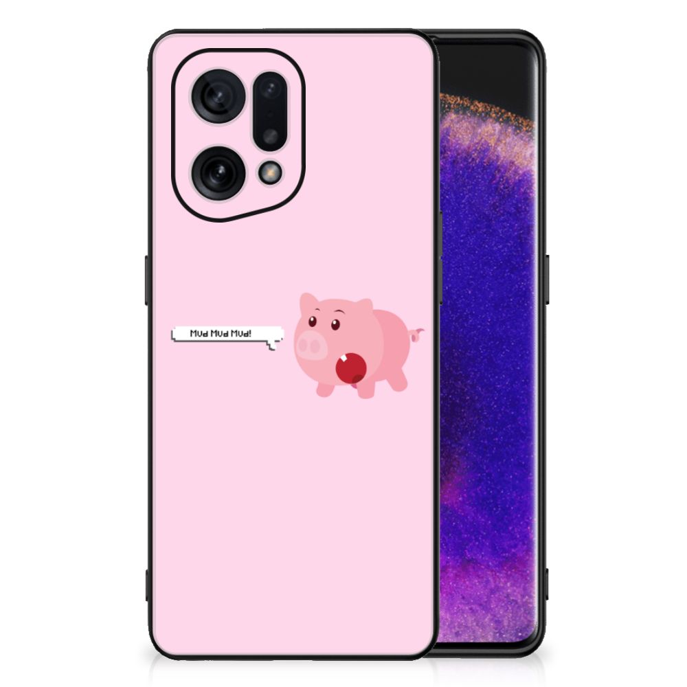 OPPO Find X5 Hoesje Pig Mud B2C Telecom