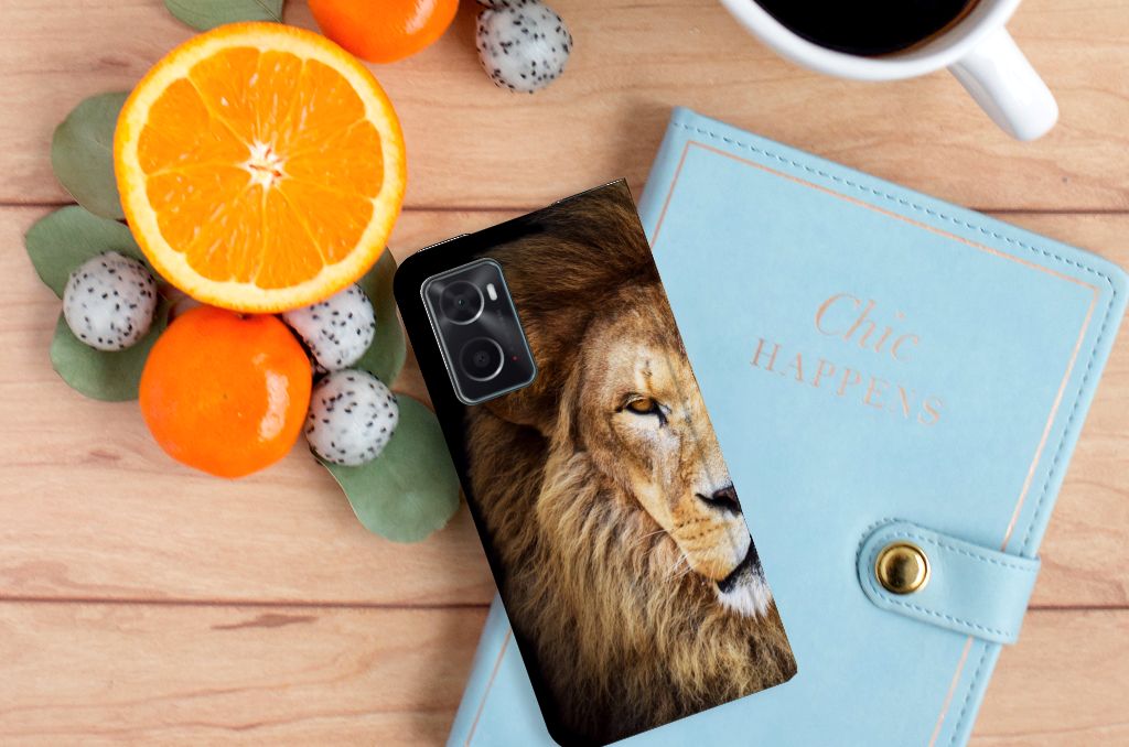 OPPO A96 | A76 Hoesje maken Leeuw - B2C Telecom