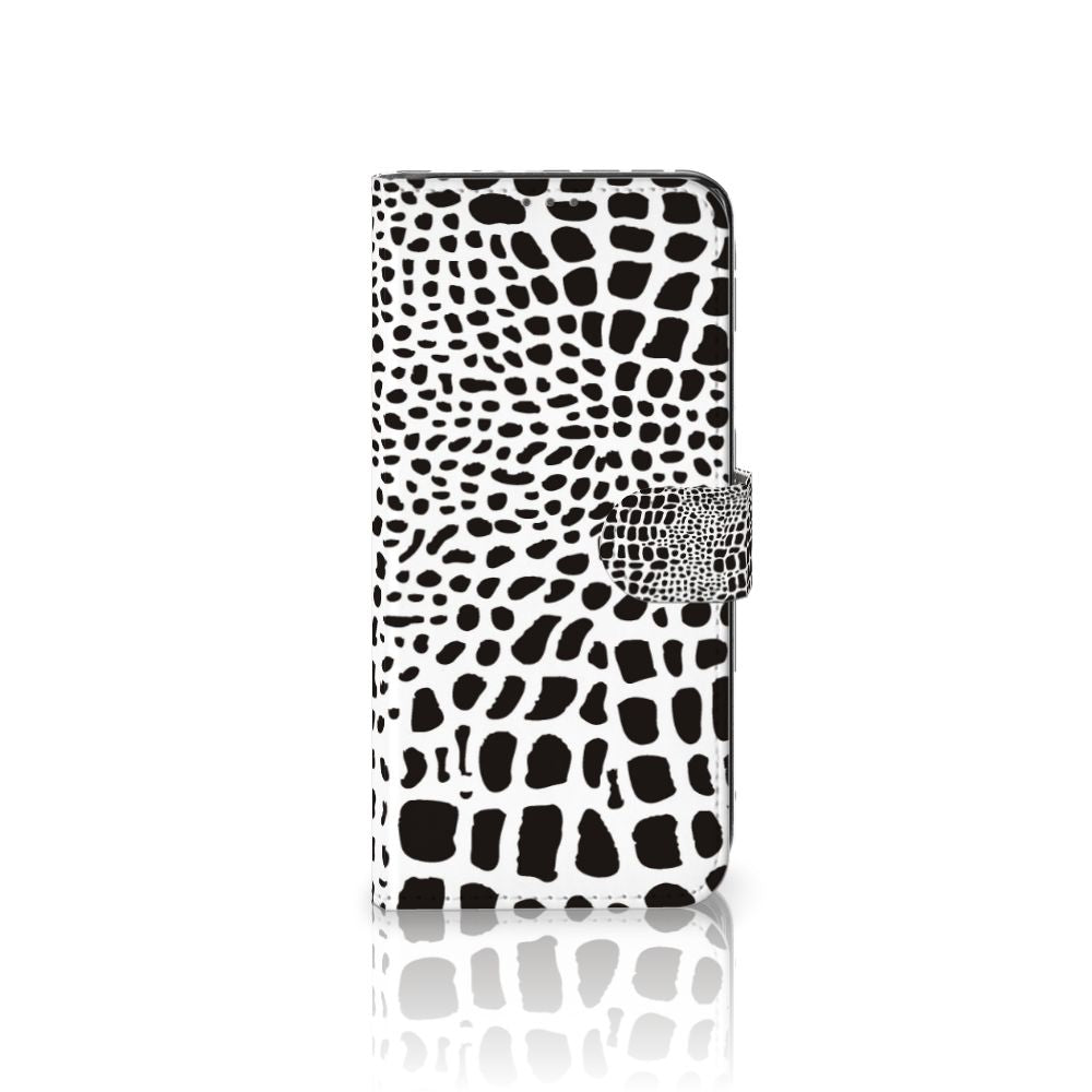 Samsung Galaxy A32 5G Telefoonhoesje met Pasjes Slangenprint