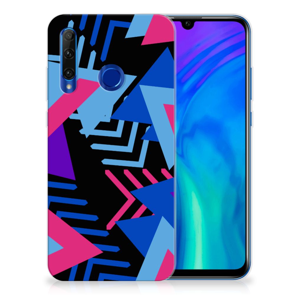 Honor 20 Lite TPU Hoesje Funky Triangle