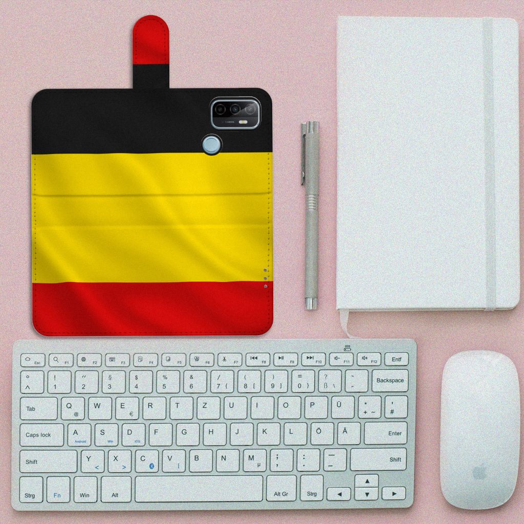 OPPO A53 | OPPO A53s Bookstyle Case Belgische Vlag