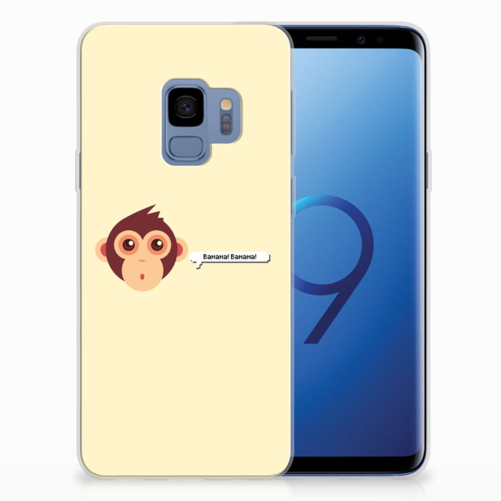 Samsung Galaxy S9 Telefoonhoesje met Naam Monkey