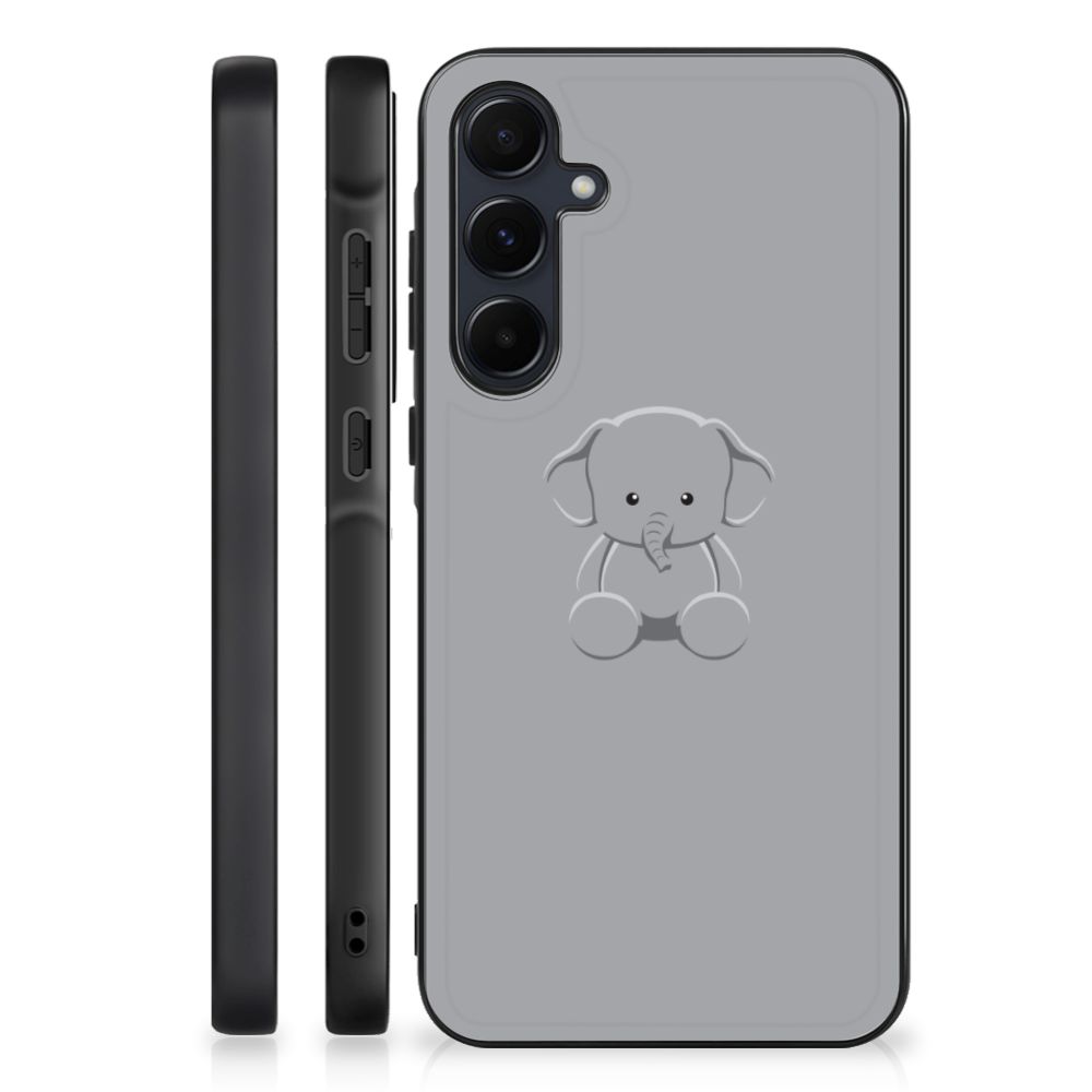 Samsung Galaxy A55 Hoesje Grijs Baby Olifant B2C Telecom