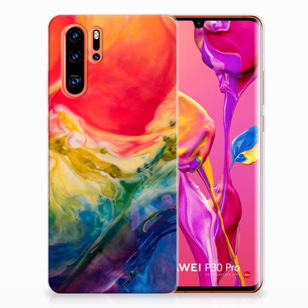 Hoesje maken Huawei P30 Pro Watercolor Dark