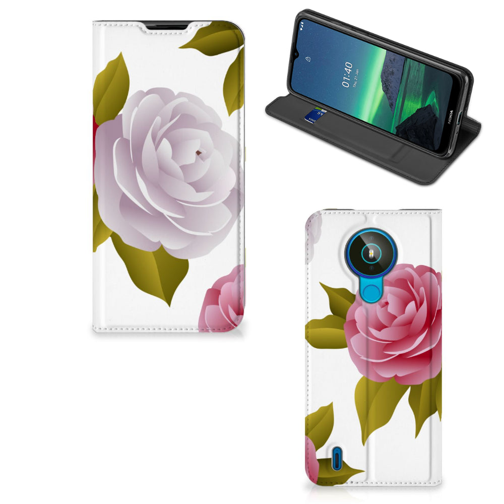 Nokia 1.4 Smart Cover Roses