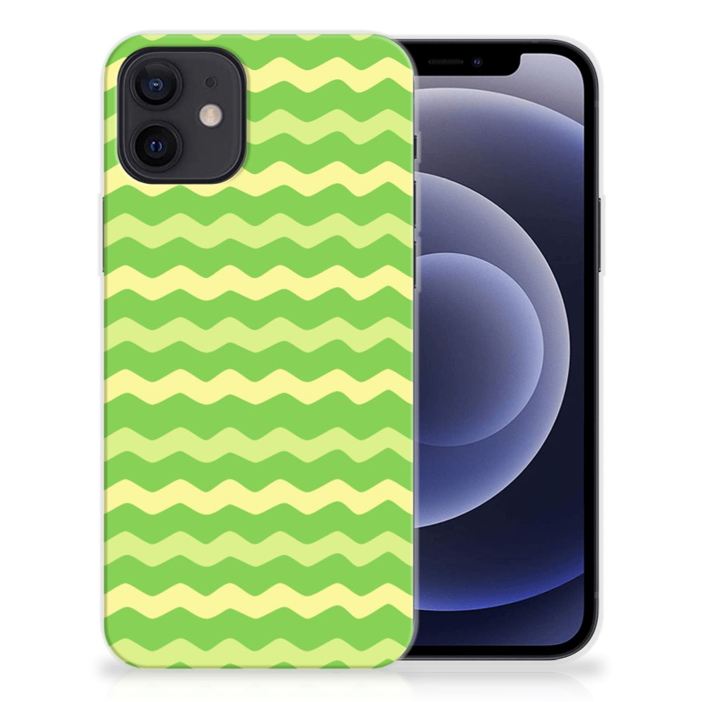 iPhone 12 | 12 Pro (6.1") TPU bumper Waves Green