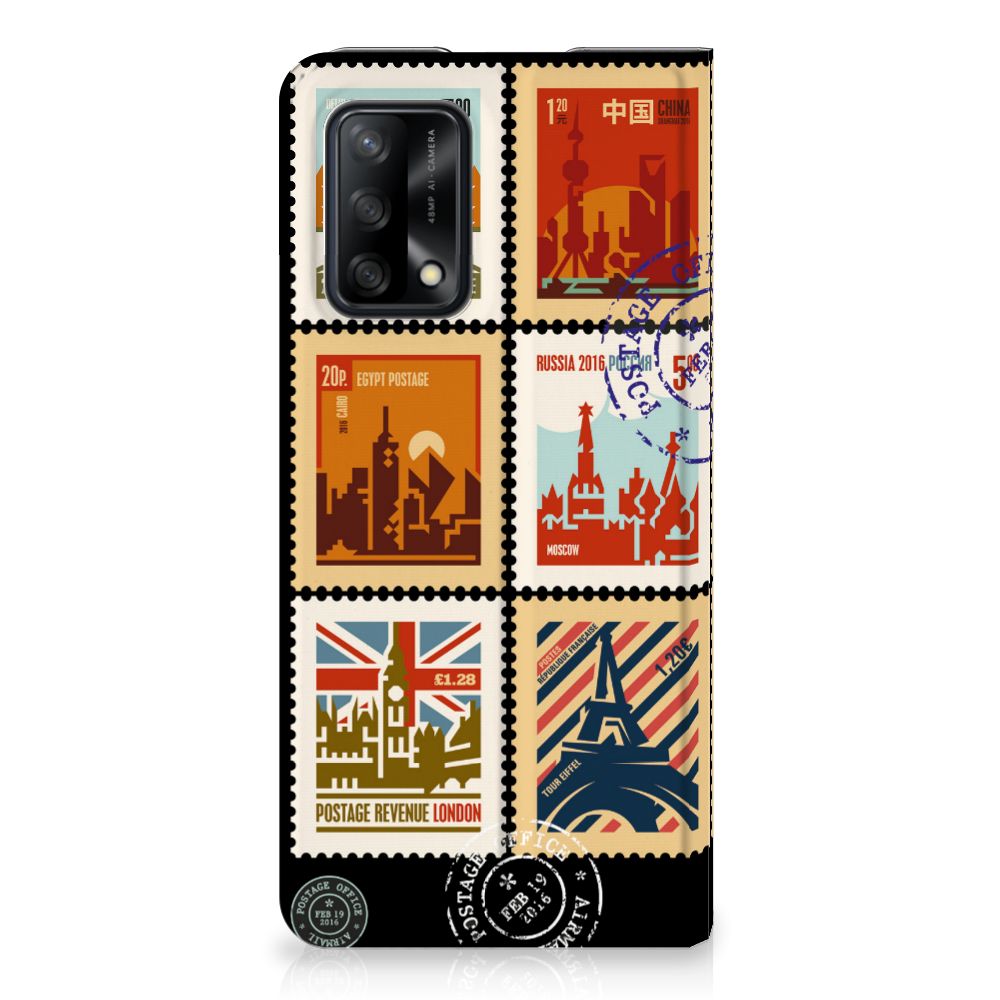 OPPO A74 4G Book Cover Postzegels - B2C Telecom