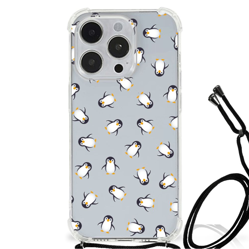 Doorzichtige Silicone Hoesje voor iPhone 14 Pro Pinguïn B2C Telecom