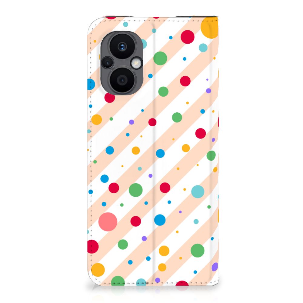 OPPO Reno8 Lite Hoesje met Magneet Dots - B2C Telecom