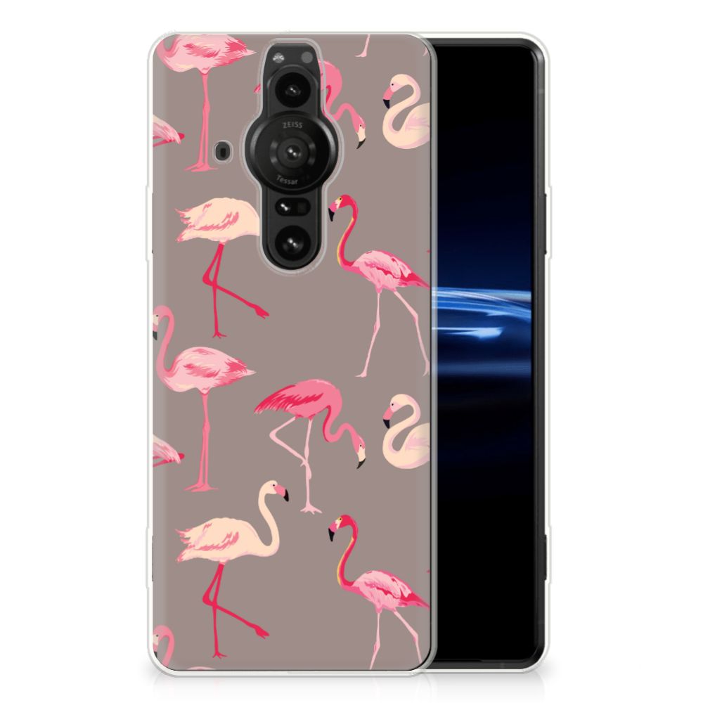 Sony Xperia Pro-I TPU Hoesje Flamingo B2C Telecom