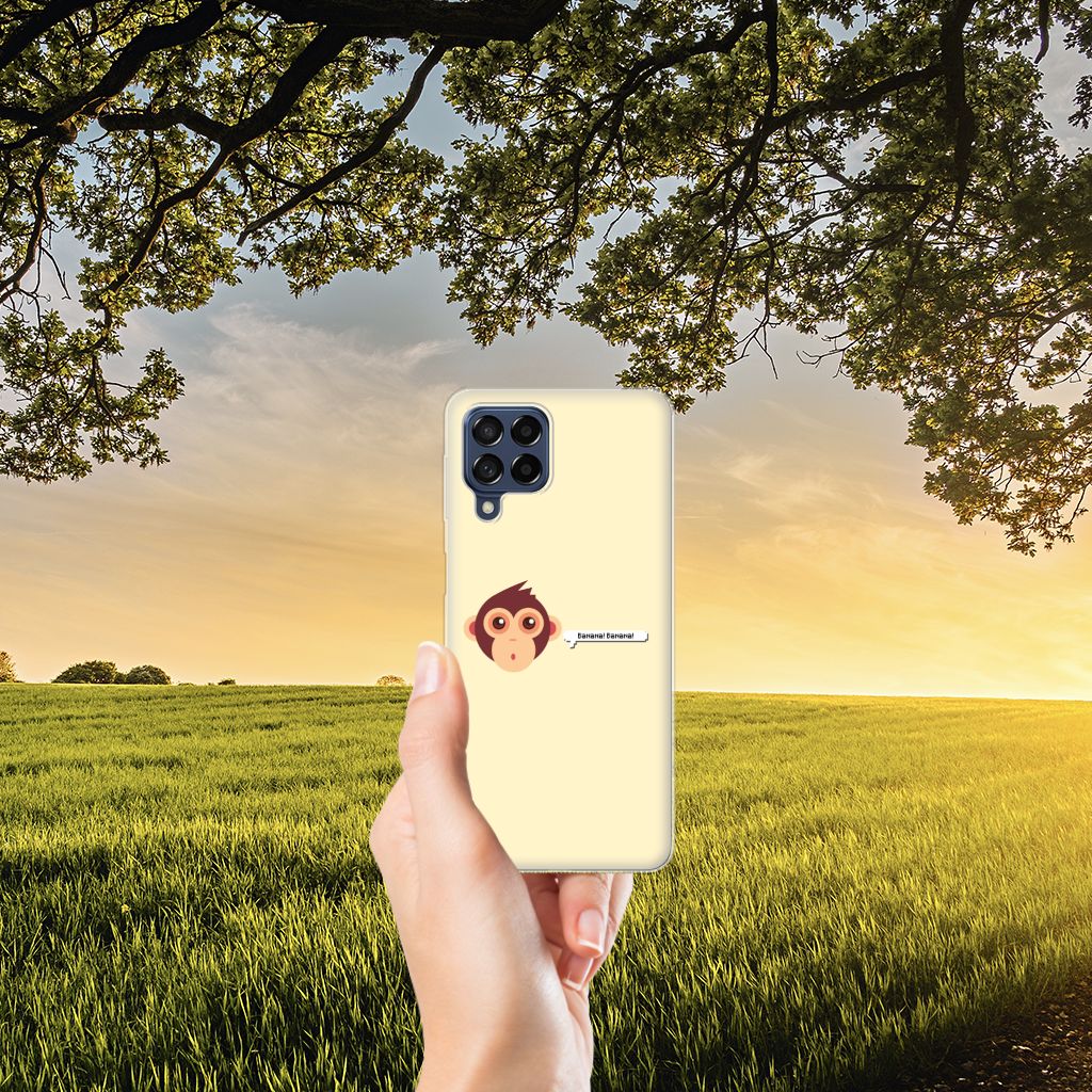 Samsung Galaxy M53 Telefoonhoesje met Naam Monkey B2C Telecom
