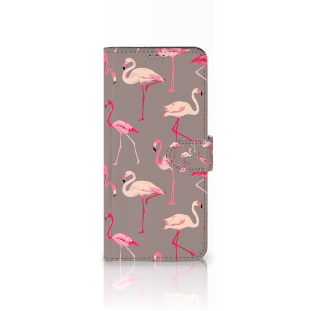 Motorola Moto G60 Telefoonhoesje met Pasjes Flamingo