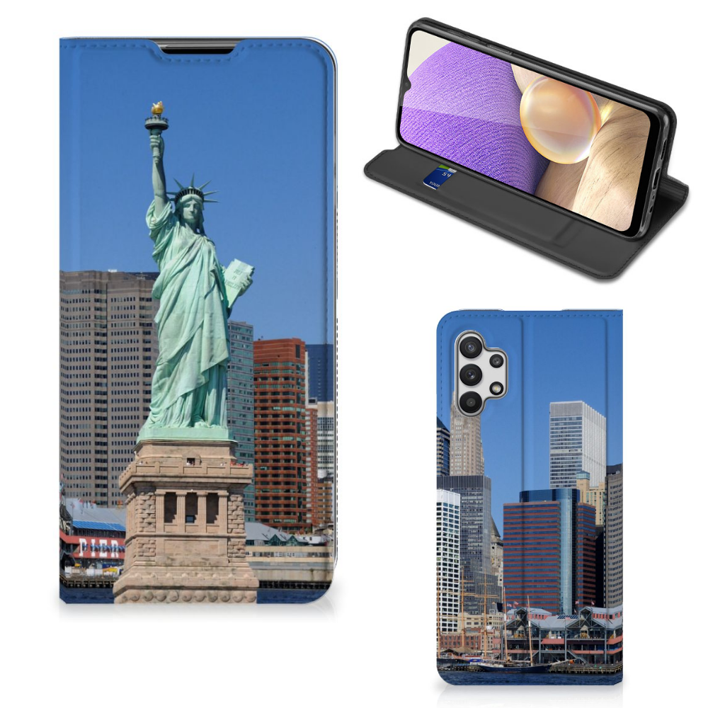 Samsung Galaxy A32 5G Book Cover Vrijheidsbeeld - B2C Telecom