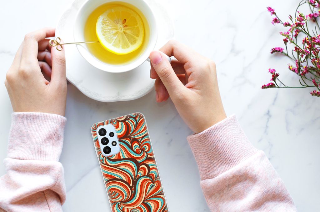 Samsung Galaxy A23 Hoesje maken Retro B2C Telecom