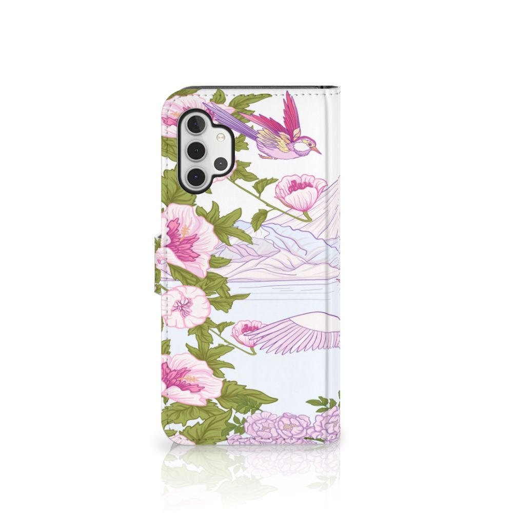 Samsung Galaxy A32 5G Telefoonhoesje met Pasjes Bird Standing
