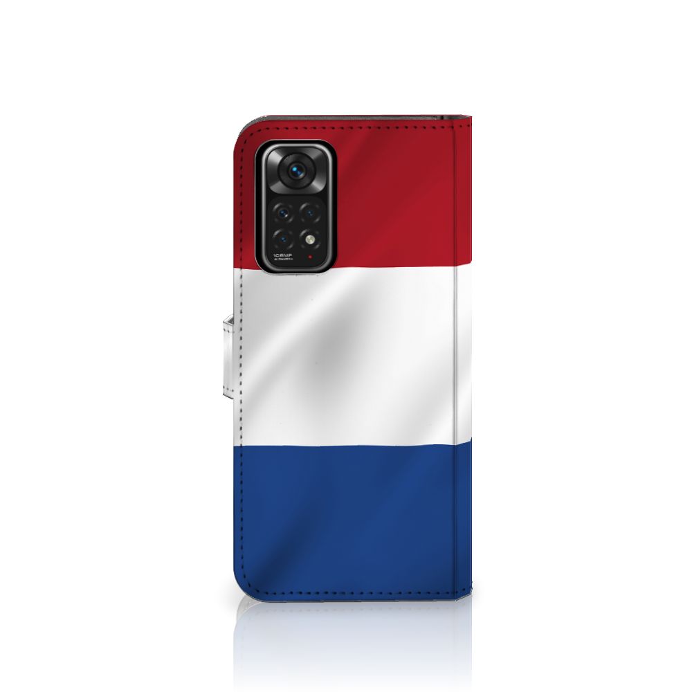 Xiaomi Redmi Note 11 Pro 5G/4G Bookstyle Case Nederlandse Vlag met design van de Nederlandse vlag.