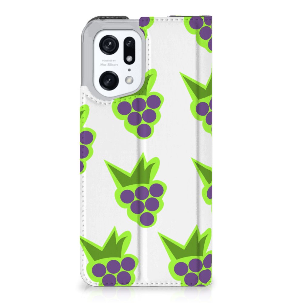 OPPO Find X5 Pro Flip Style Cover Druiven - B2C Telecom