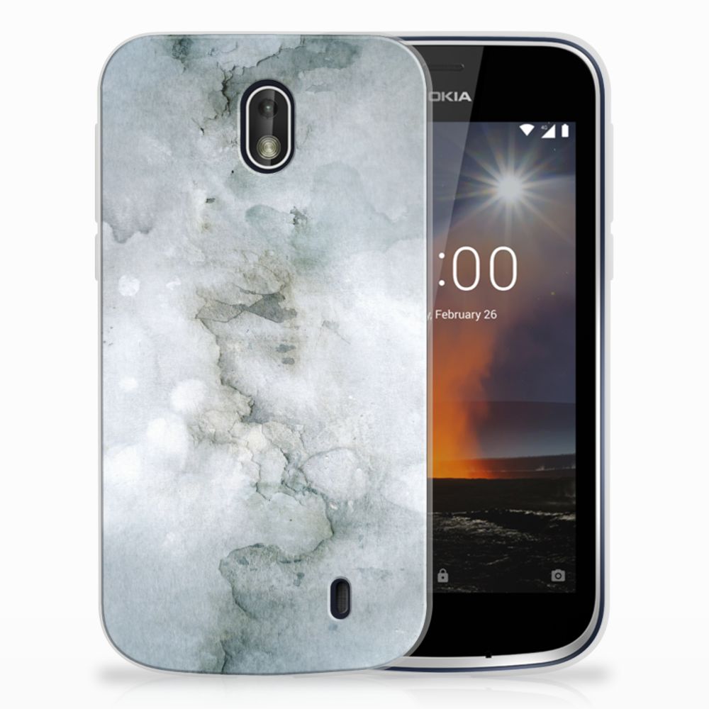 Hoesje maken Nokia 1 Painting Grey