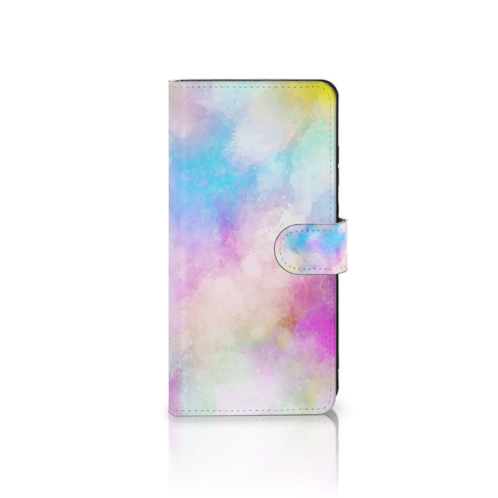 Hoesje Samsung Galaxy S25 Ultra Watercolor Light met een kleurrijk watercolor ontwerp in pastelkleuren.