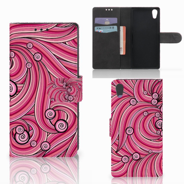 Sony Xperia XA1 Hoesje Swirl Pink