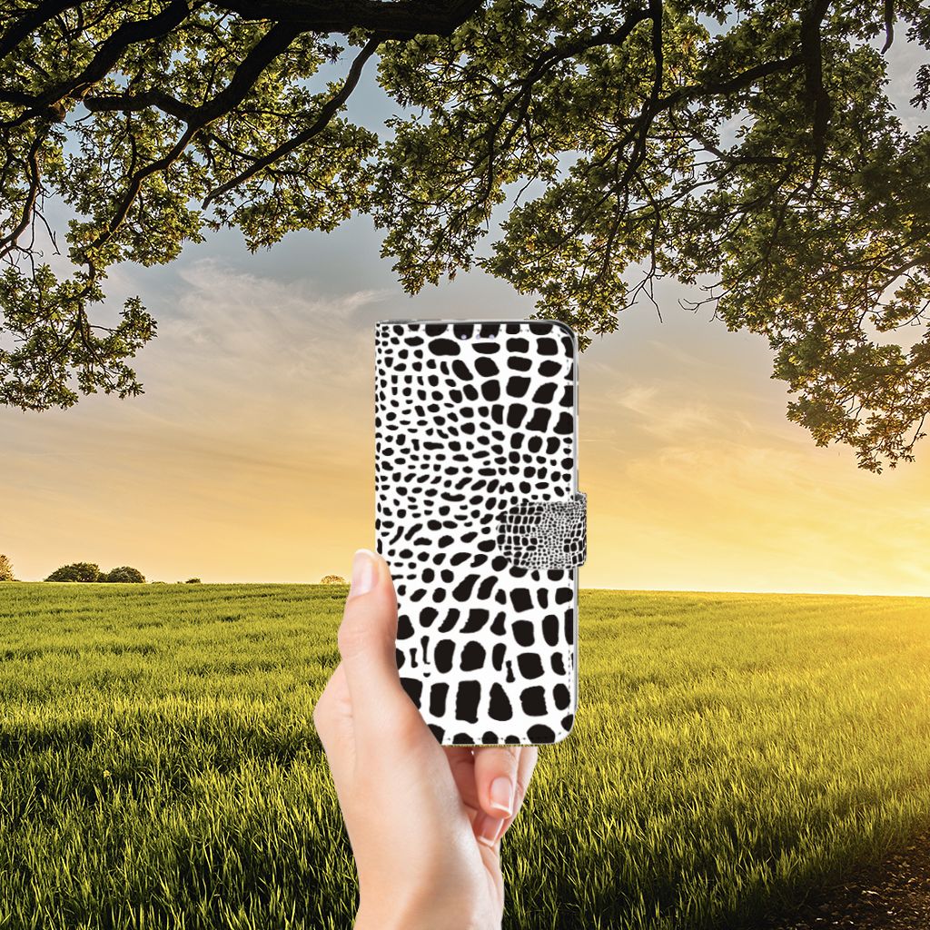 Samsung Galaxy S20 Plus Telefoonhoesje met Pasjes Slangenprint